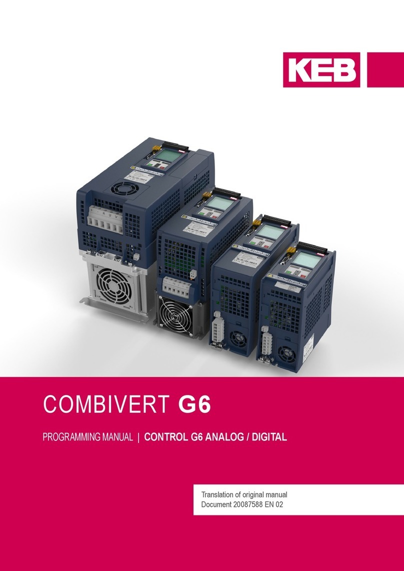 KEBCO COMBIVERT G6 Owner's manual