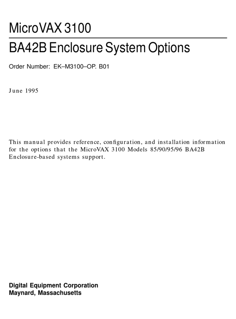 Digital Equipment MicroVAX 3100 User manual Digital Equipment MicroVAX 3100 User manual