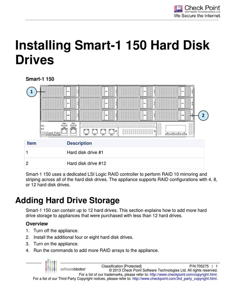 Checkpoint Smart-1 150 User manual