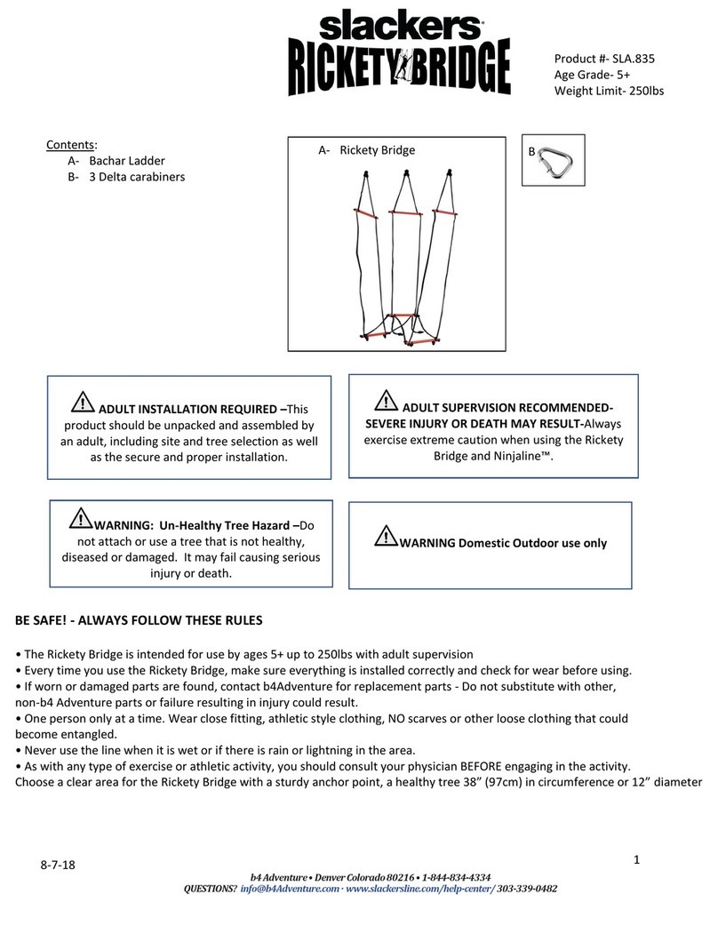 Slackers Rickety Bridge manual