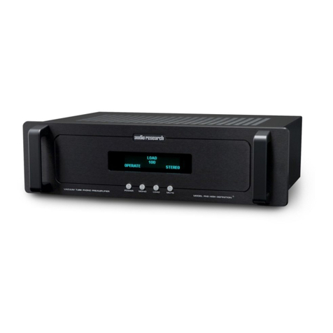 Audio Research PH8 User manual