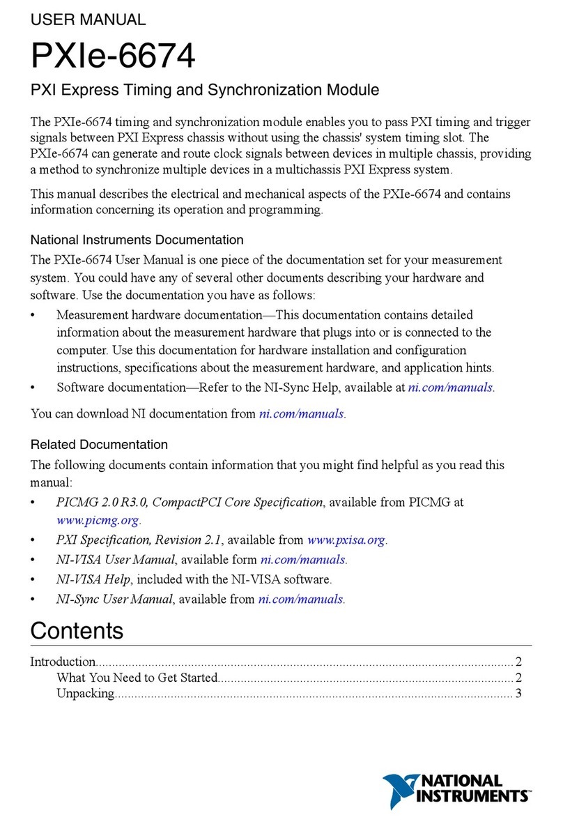 National Instruments PXIe-6674 user manual