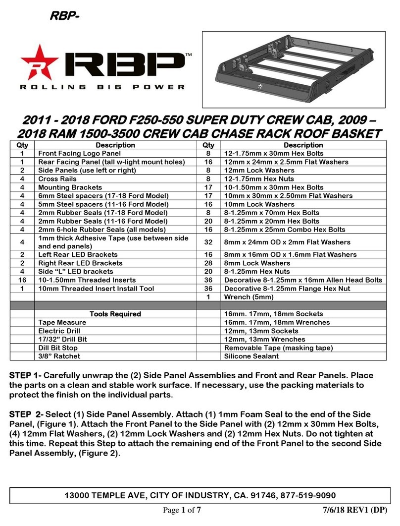 RBP RBP-FSRB1118 User manual