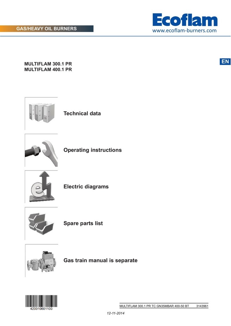 Ecoflam MULTIFLAM 300.1 PR User manual Ecoflam MULTIFLAM 300.1 PR User manual