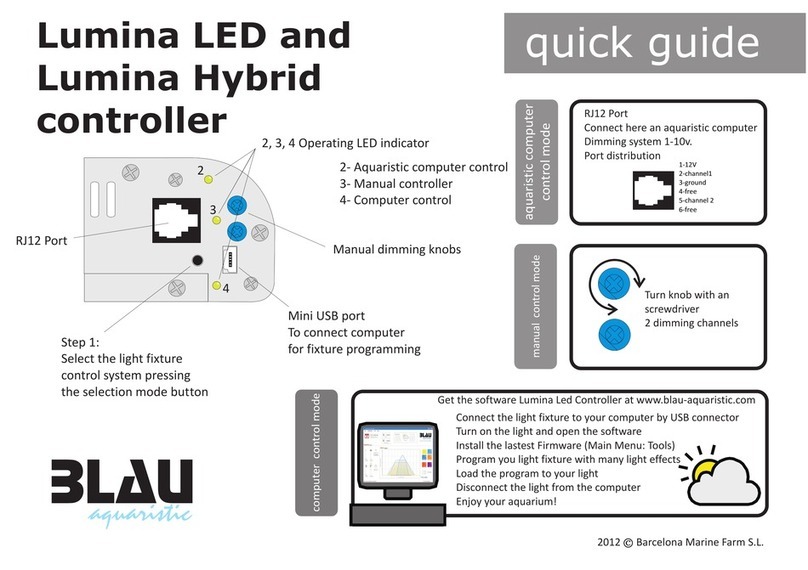 BLAU aquaristic Lumina LED quick guide