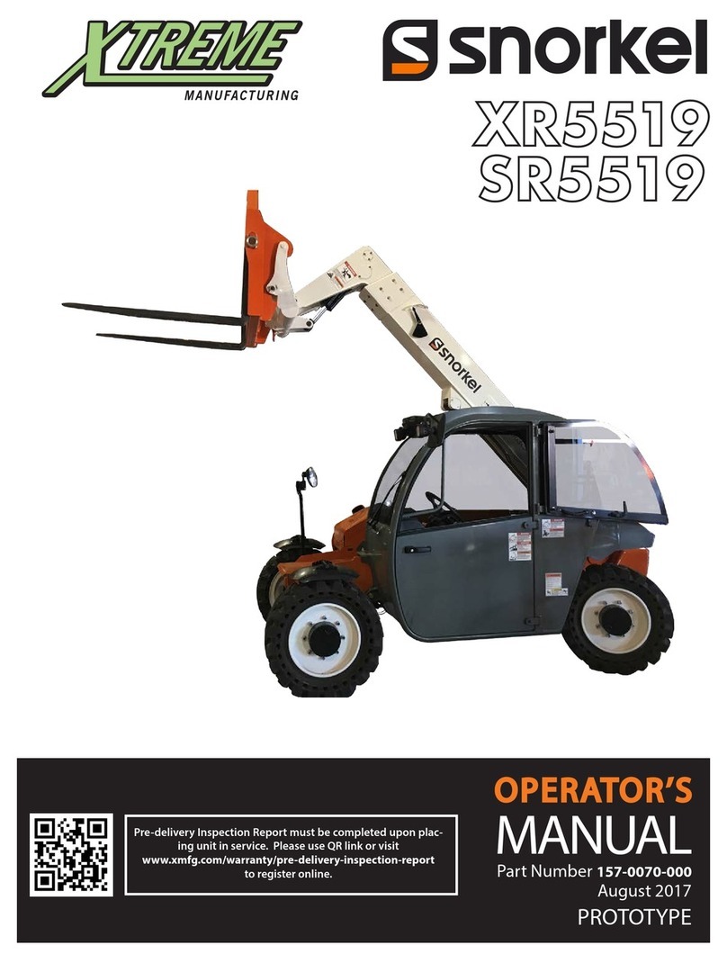 Xtreme Manufacturing Snorkel XR5519 Operator's manual