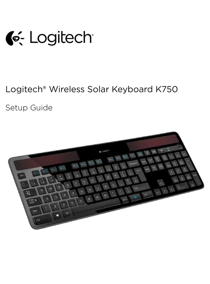 Logitech K750 User manual