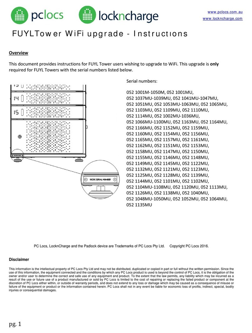 PC Locs Lockncharge FUYL Tower Series instructions PC Locs Lockncharge FUYL Tower Series instructions