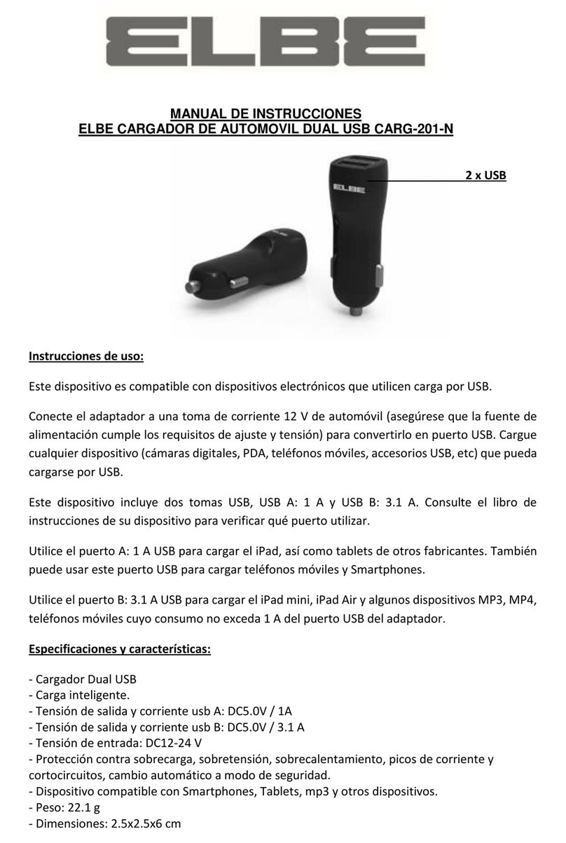 ELBE CARG-201-N user manual