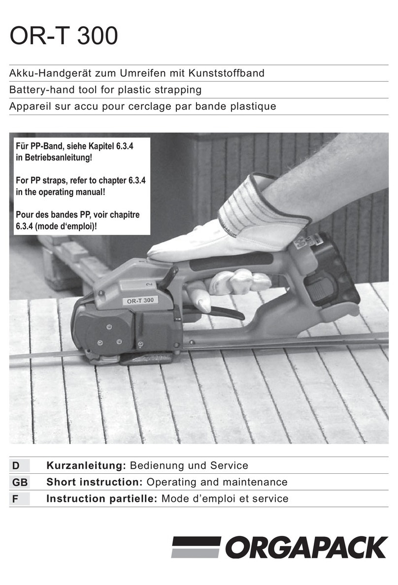 Orgapack OR-T 300 User manual