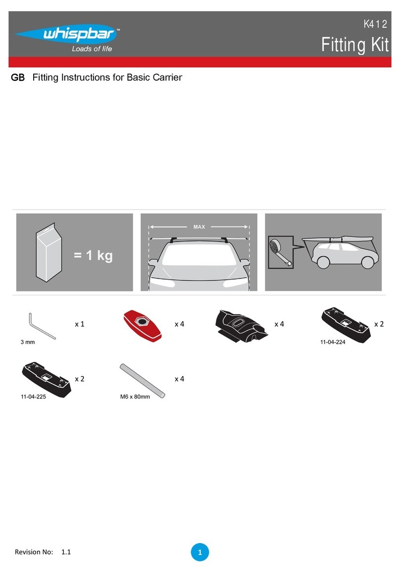 Whispbar K412 User manual