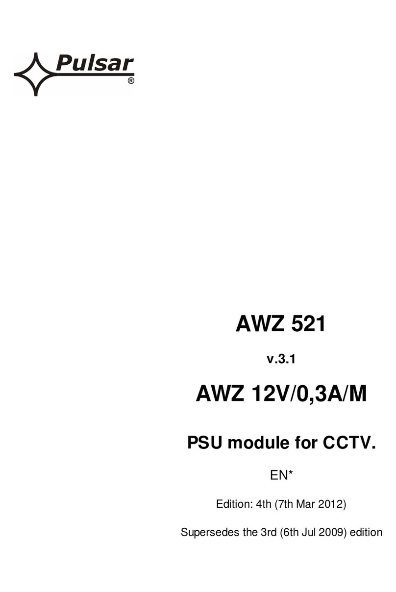 Pulsar AWZ 521 User manual