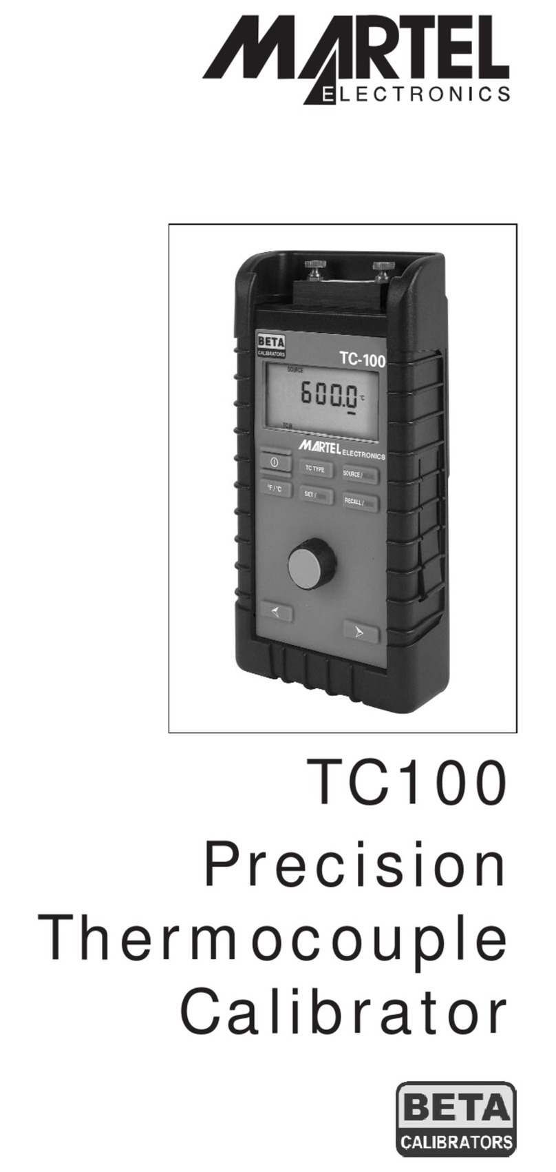 Martel TC100 User manual