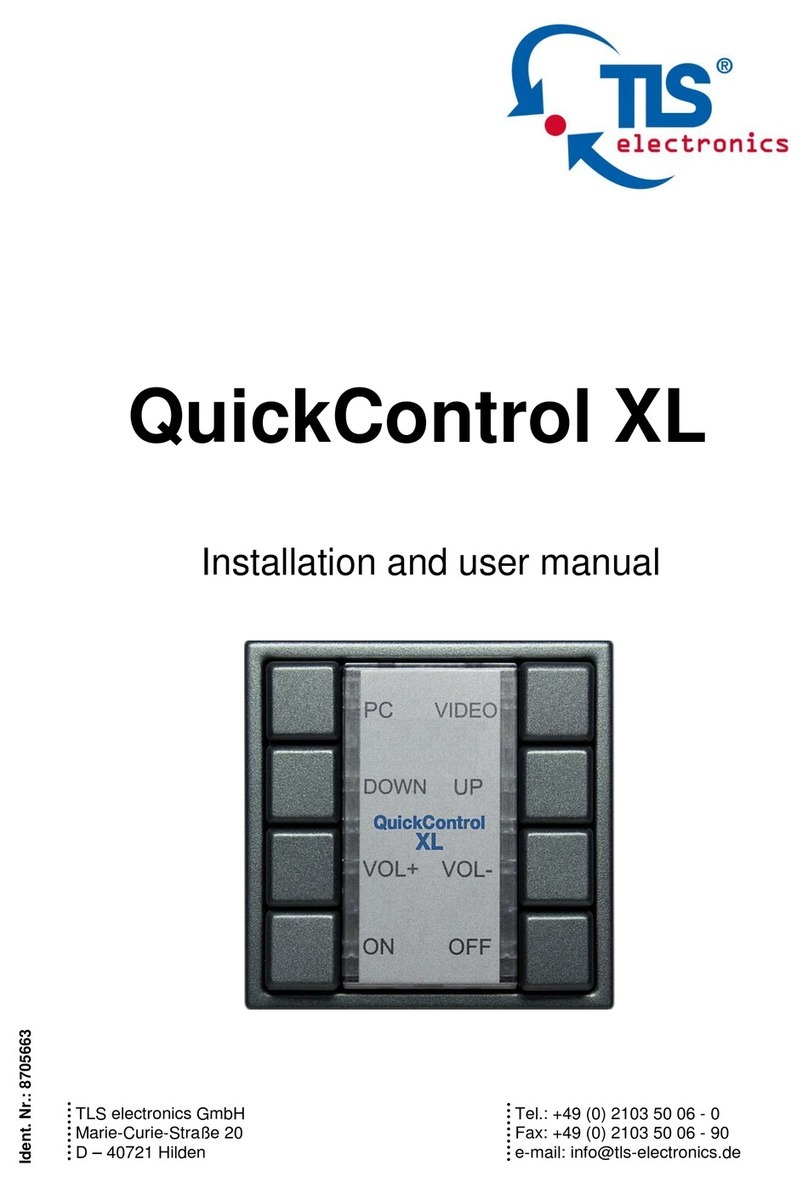 TLS Electronics QuickControl XL Installation and user manual