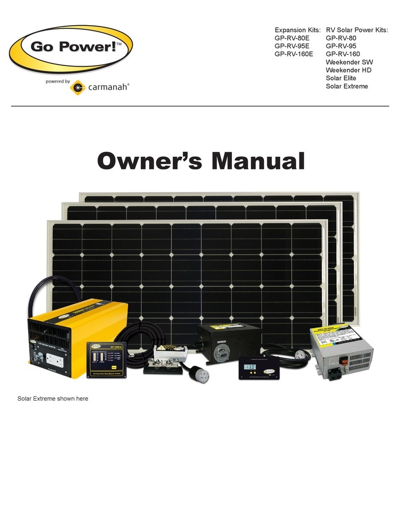Carmanah Go Power! GP-RV-80E owner's manual Carmanah Go Power! GP-RV-80E owner's manual