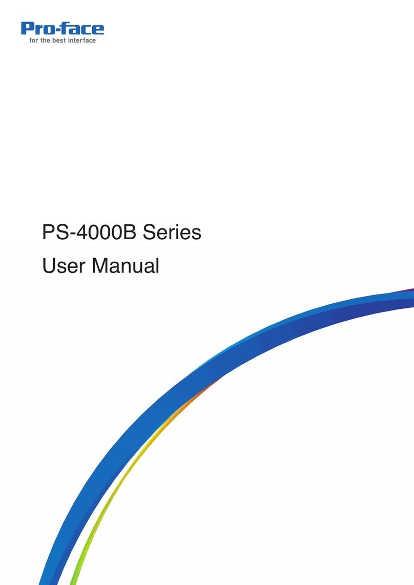 Pro-face PS-4000B Series user manual