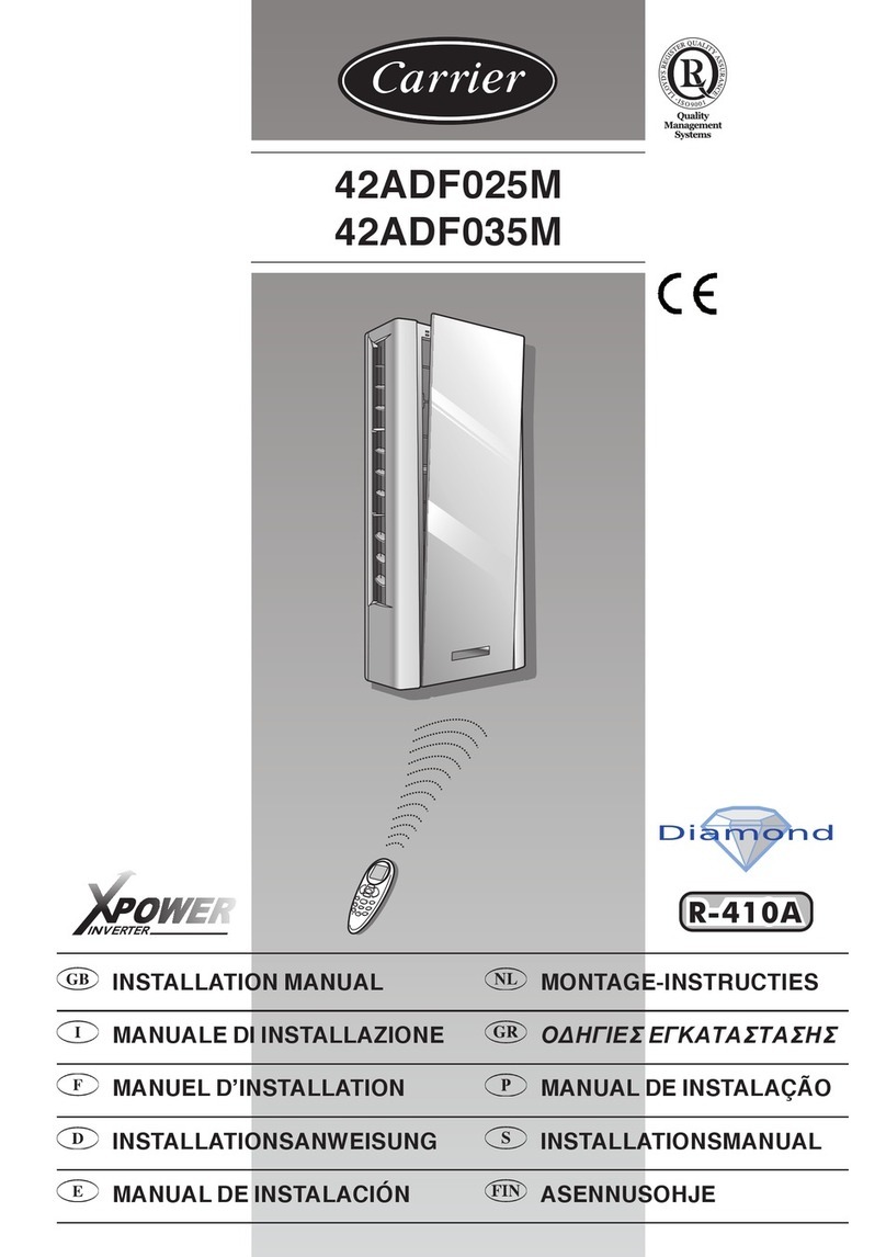 Carrier 42ADF035M User manual Carrier 42ADF035M User manual