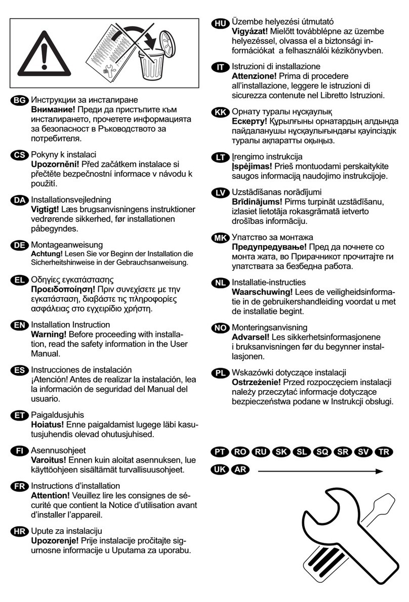 Electrolux WE170P User manual
