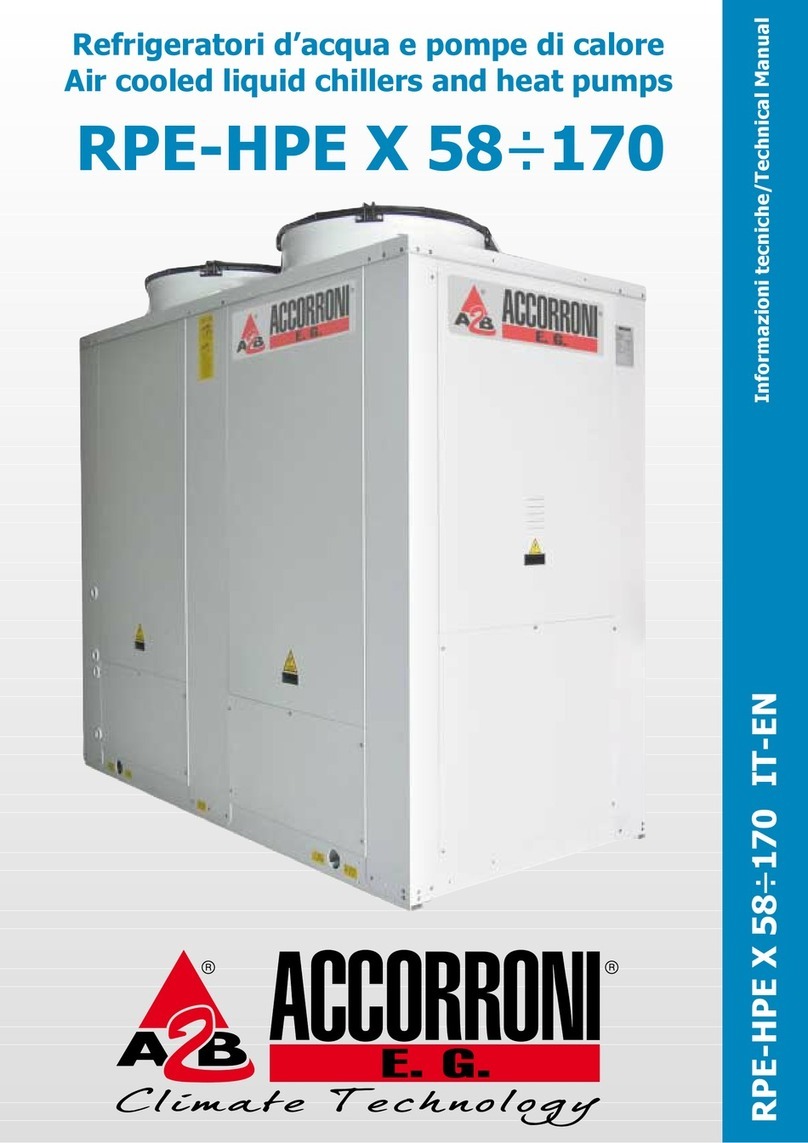 Accorroni RPE-HPE X 58 User manual Accorroni RPE-HPE X 58 User manual