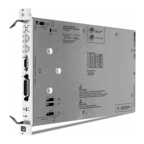 Keysight Technologies VXI bus 75000 C Series User manual