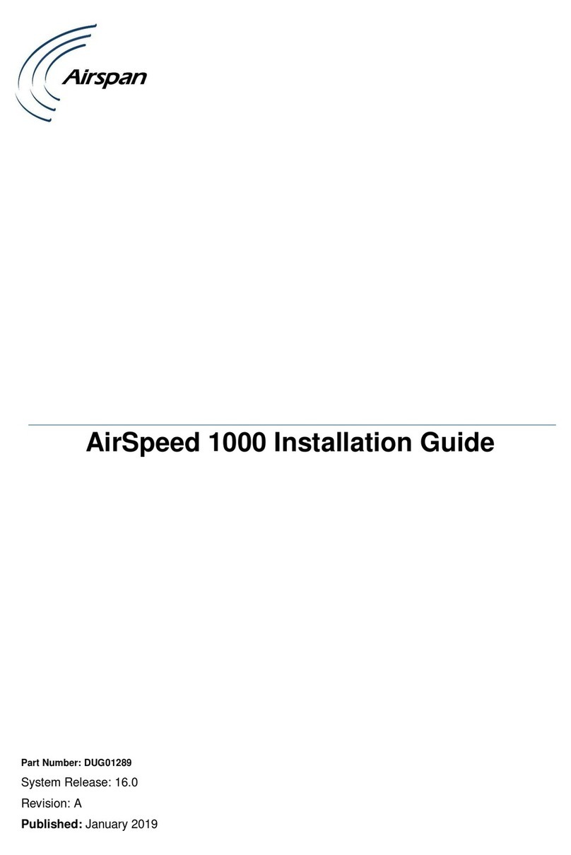 Airspan AirSpeed 1000 installation guide