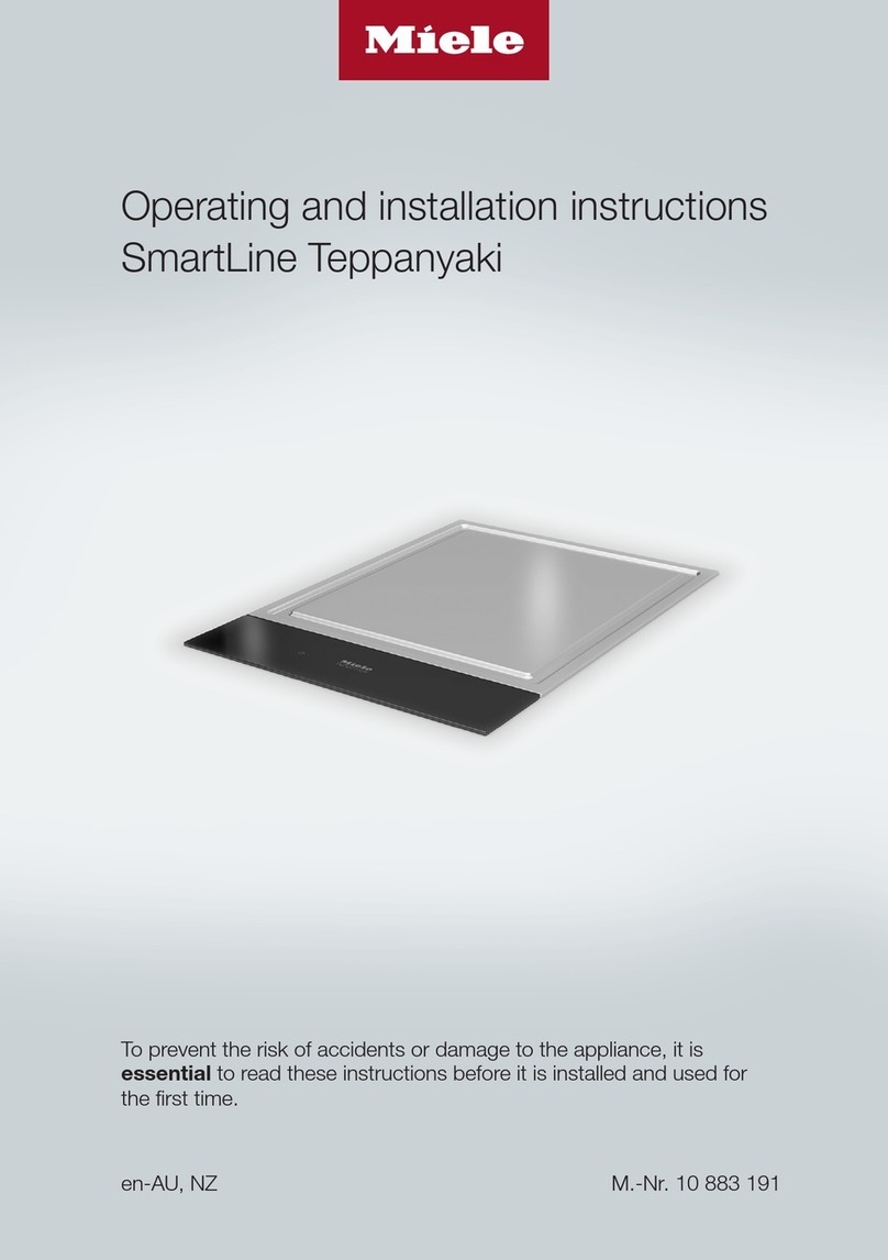Miele SmartLine CS 7632 Operating and installation instructions