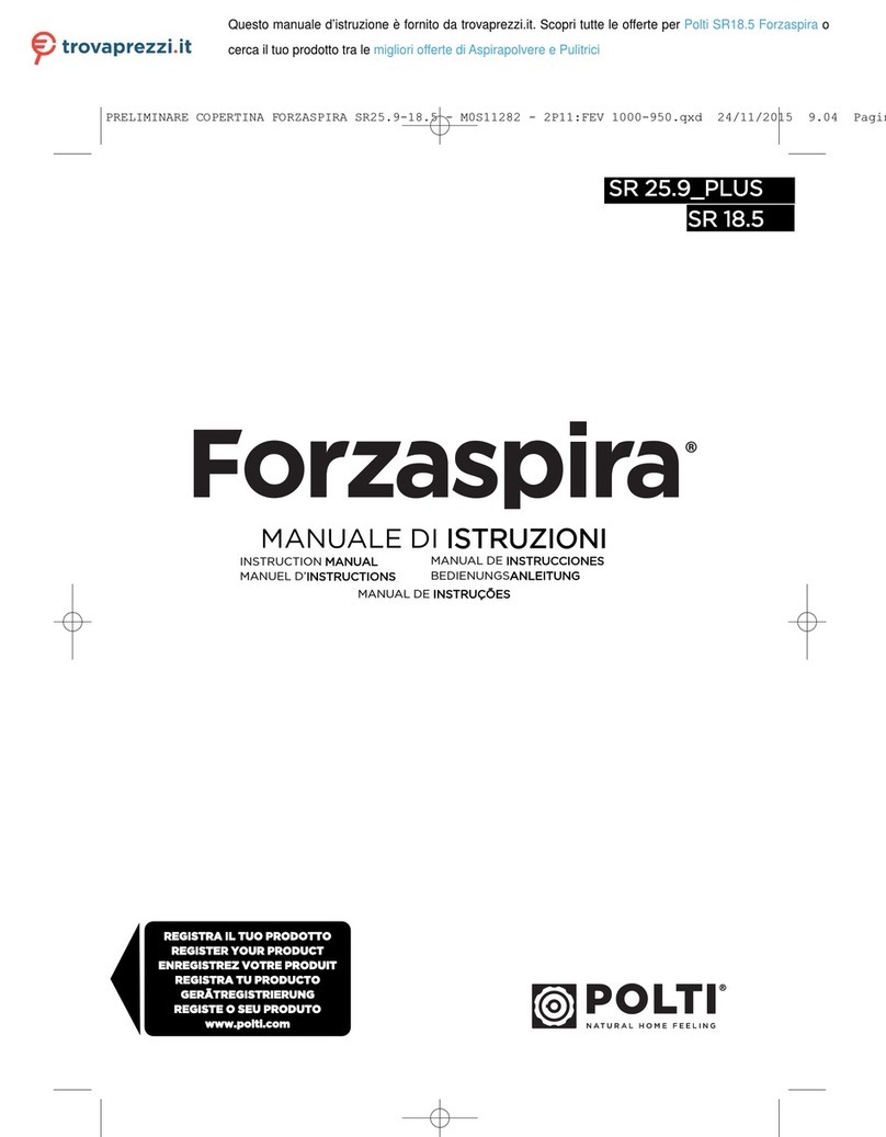 POLTI Forzaspira SR25.9_PLUS instruction manual