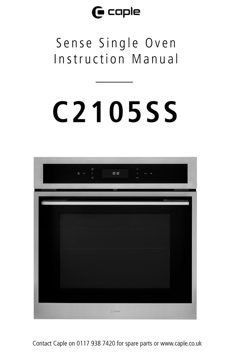 Caple C2105SS instruction manual