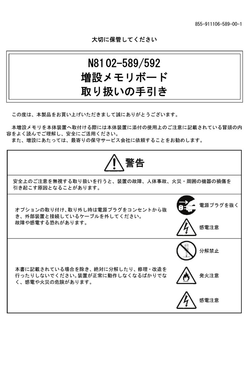 NEC N8102-589F User manual