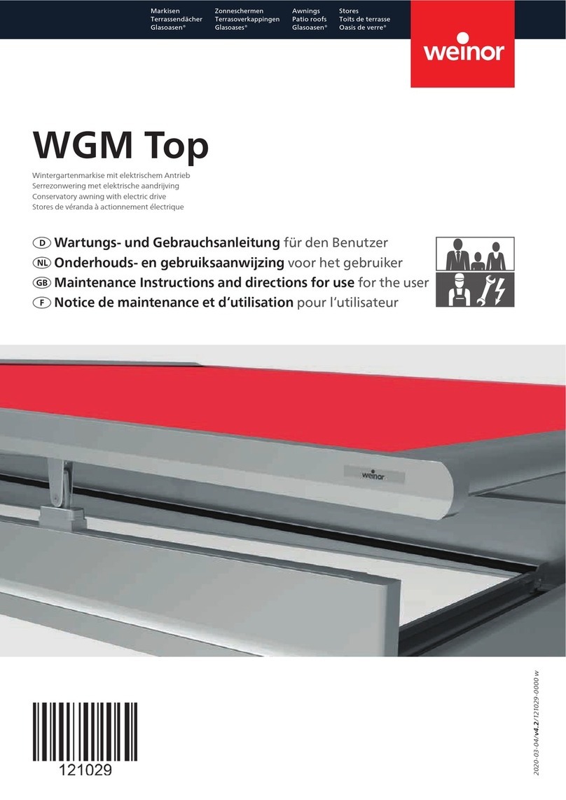 weinor WGM Top Manual