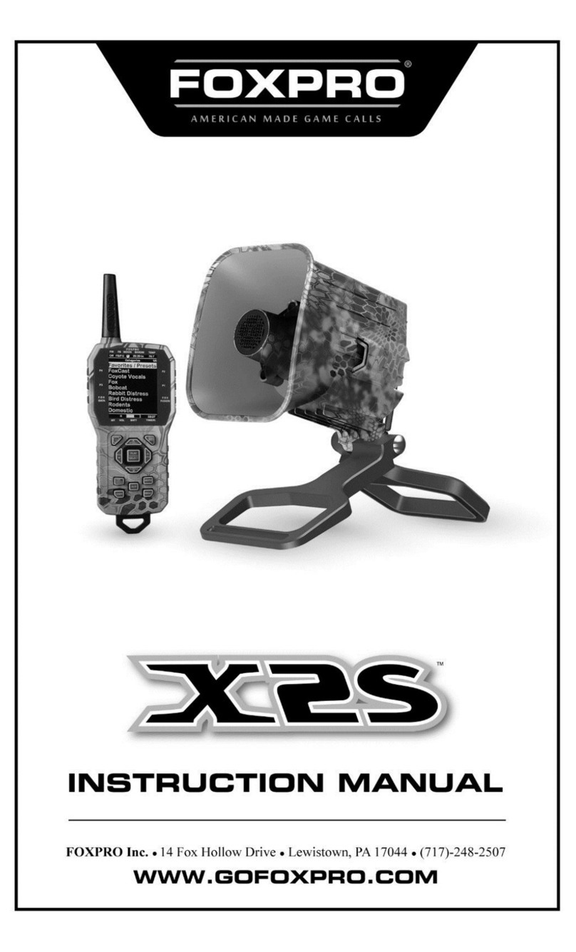 Foxpro X2S Series instruction manual