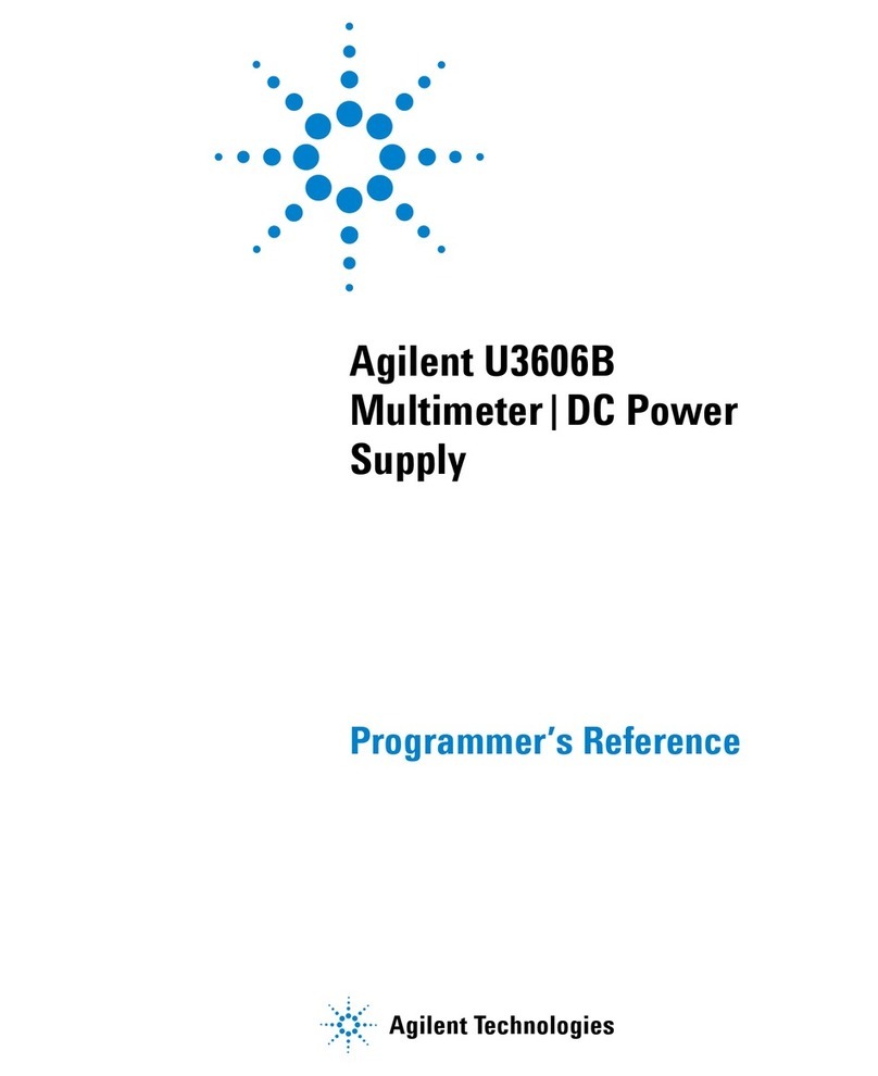 Agilent Technologies U3606B User manual