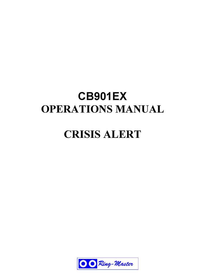 Ringmaster CB901EX Operation manual