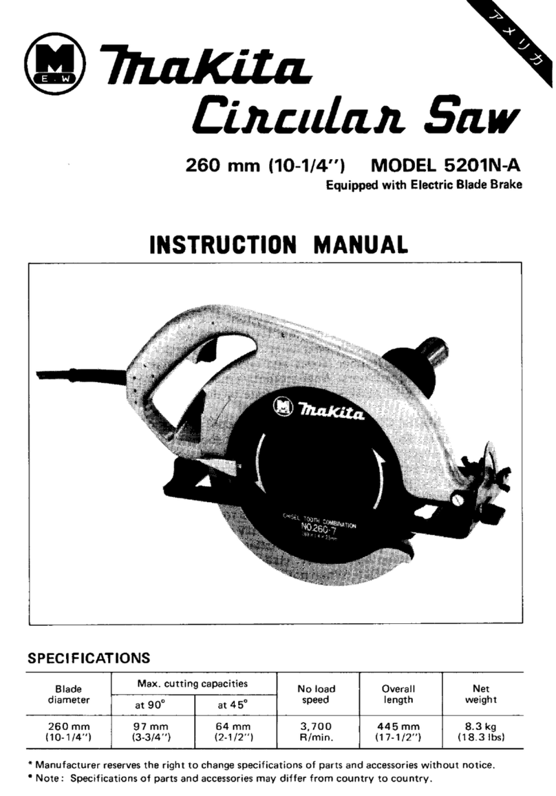Makita 5201NA User manual