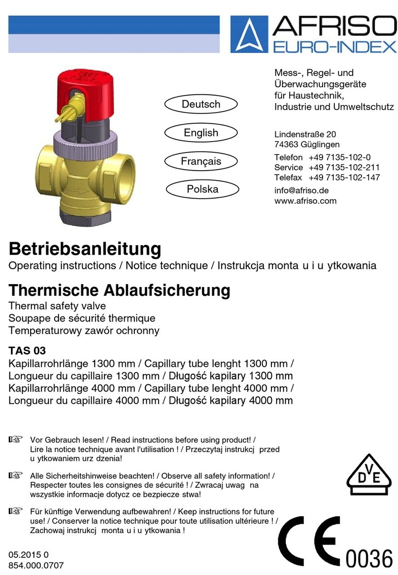 Afriso EURO-INDEX TAS 03 operating instructions