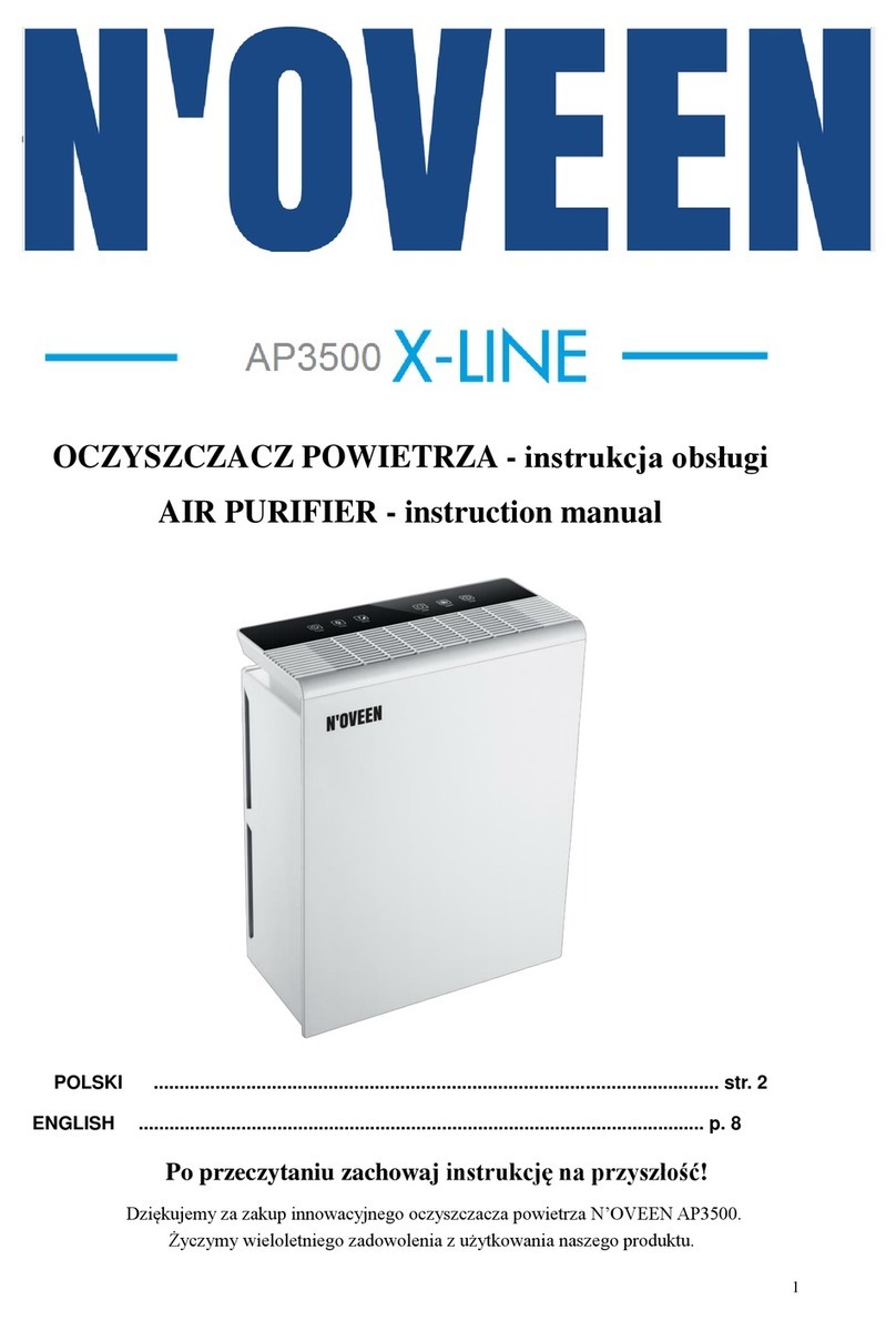 N'oveen X-LINE AP3500 instruction manual