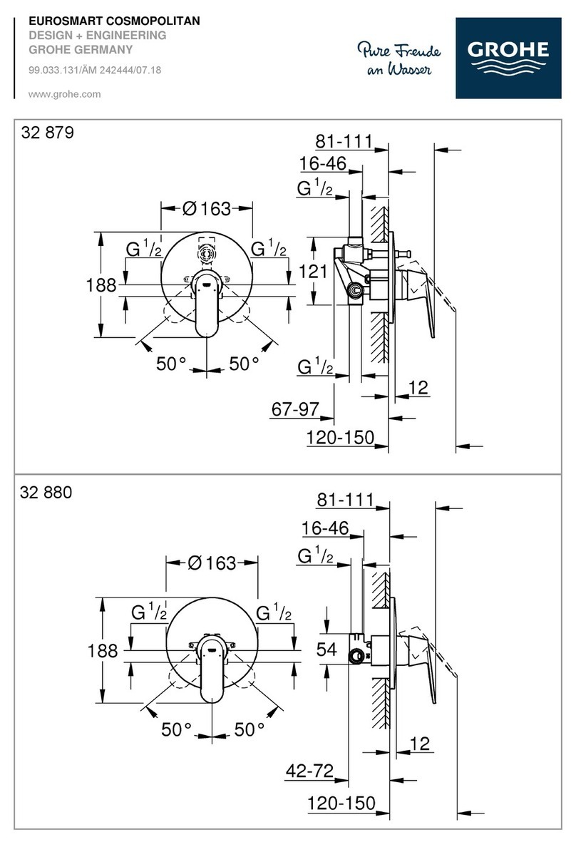 Grohe Eurosmart Cosmopolitan 32 879 manual