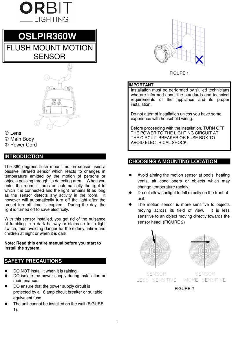 Orbit OSLPIR360W manual