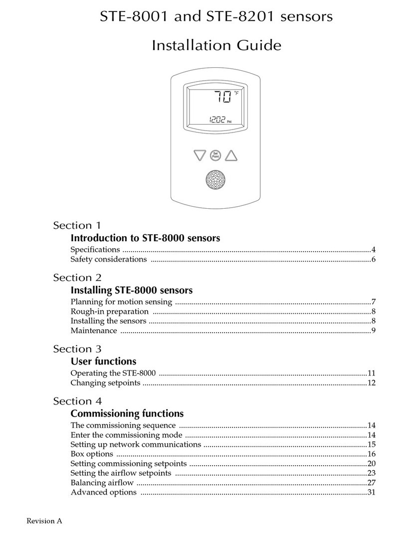 KMC Controls STE-8001 User manual KMC Controls STE-8001 User manual
