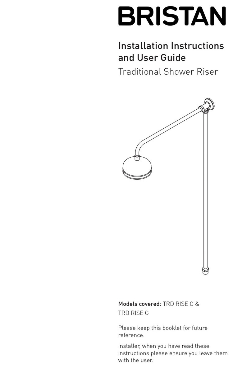 Bristan TRD RISE C Mounting instructions