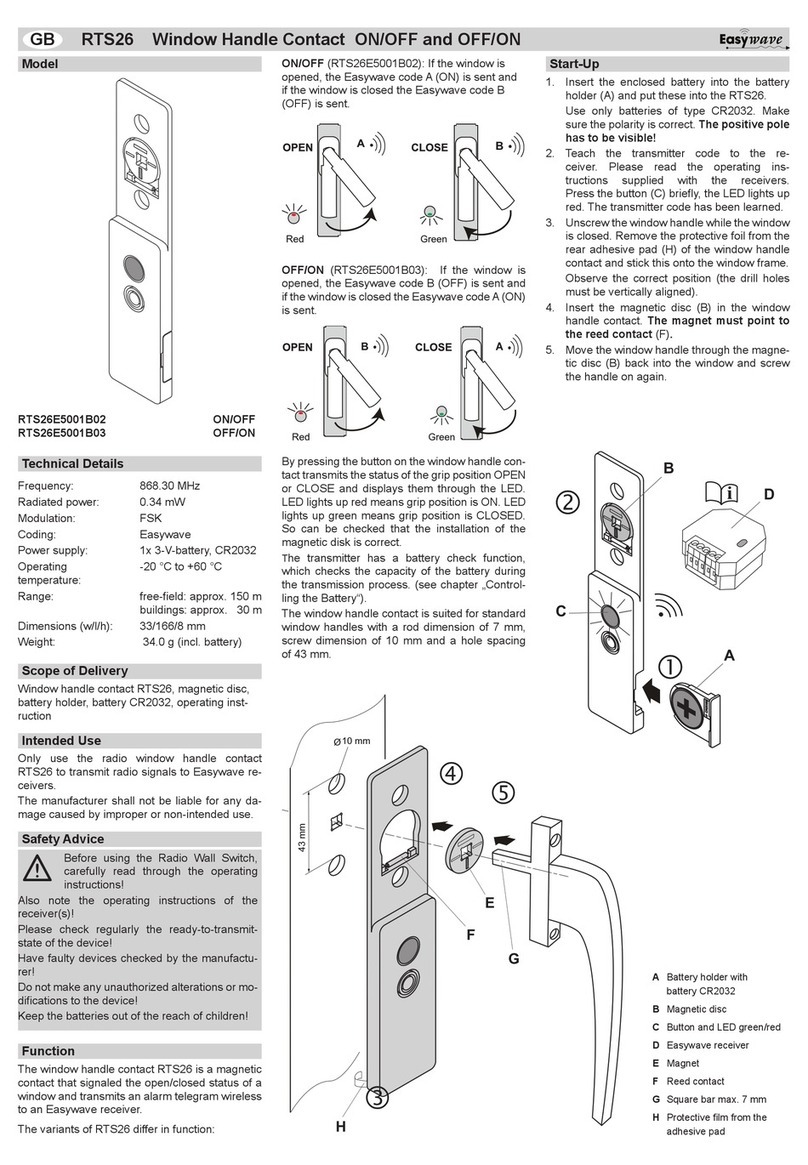 Eldat RTS26 Series quick guide