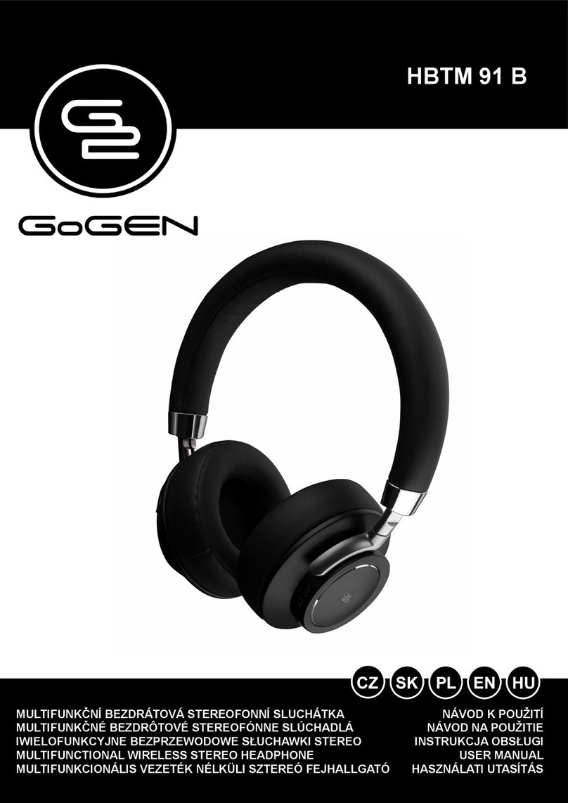 Gogen HBTM 91 B User manual Gogen HBTM 91 B User manual