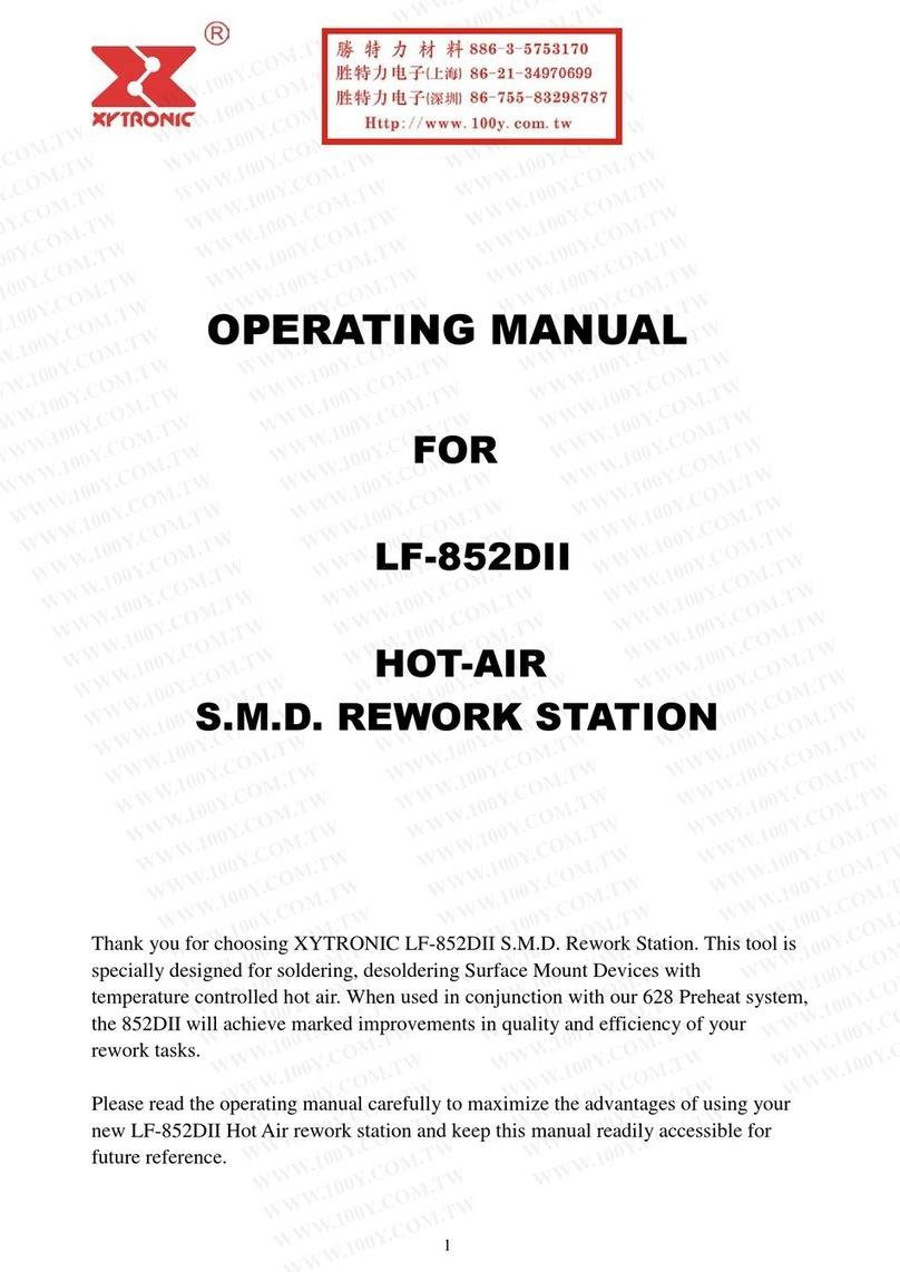 Xytronic LF-852DII operating manual