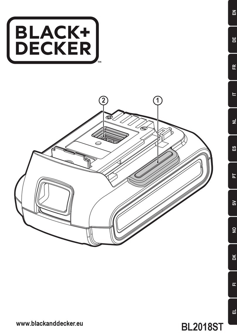 BLACK DECKER BL2018ST manual