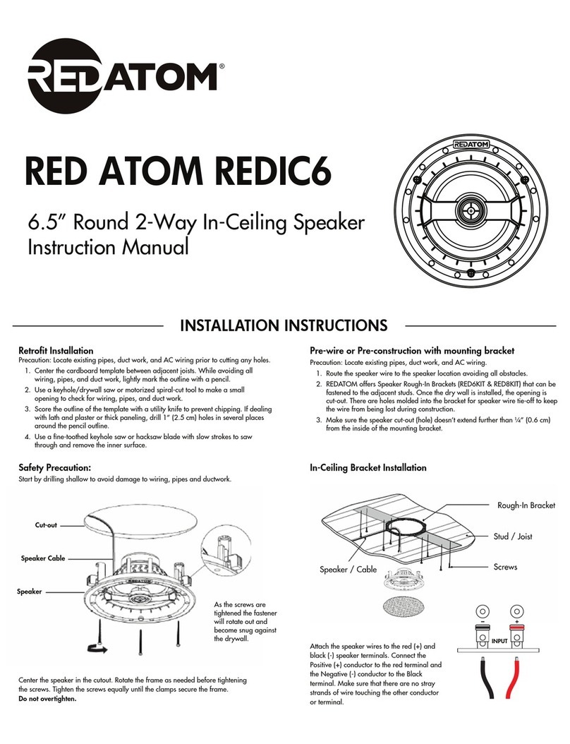 RED ATOM REDIC6 instruction manual