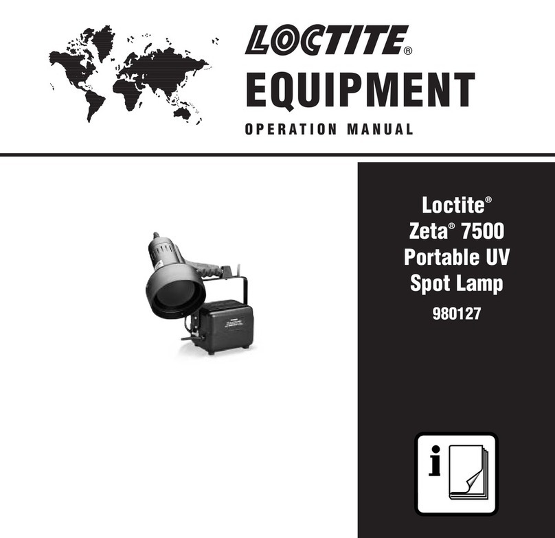 Loctite Zeta 7500 Operation manual