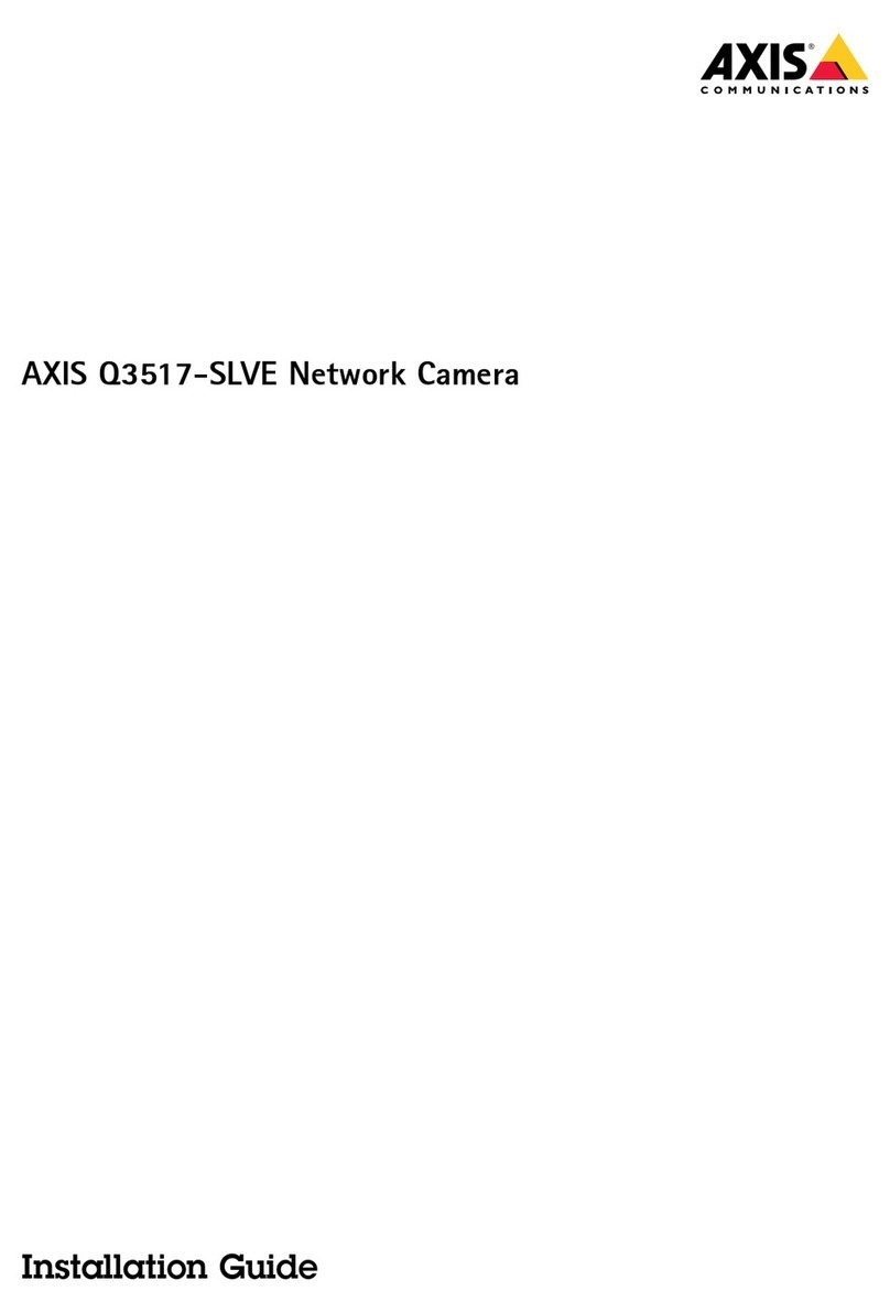 Axis Q3517-SLVE installation guide