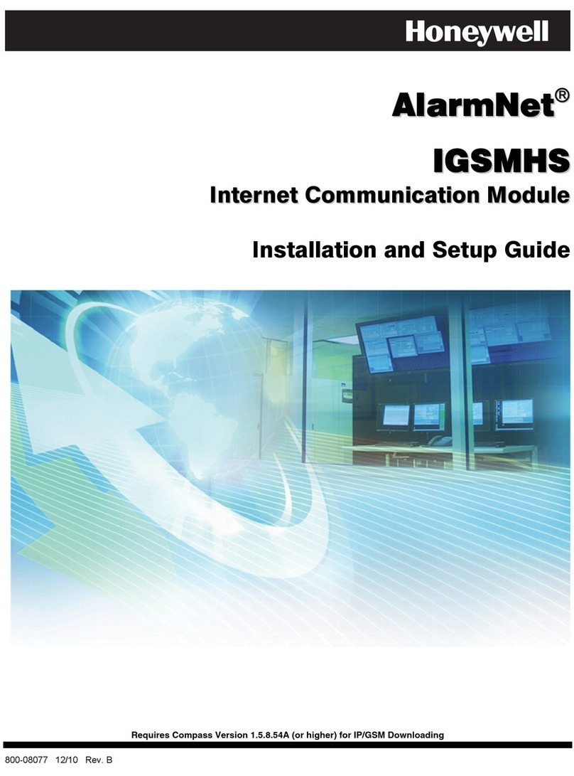 Honeywell AlarmNet IGSMHS Assembly instructions