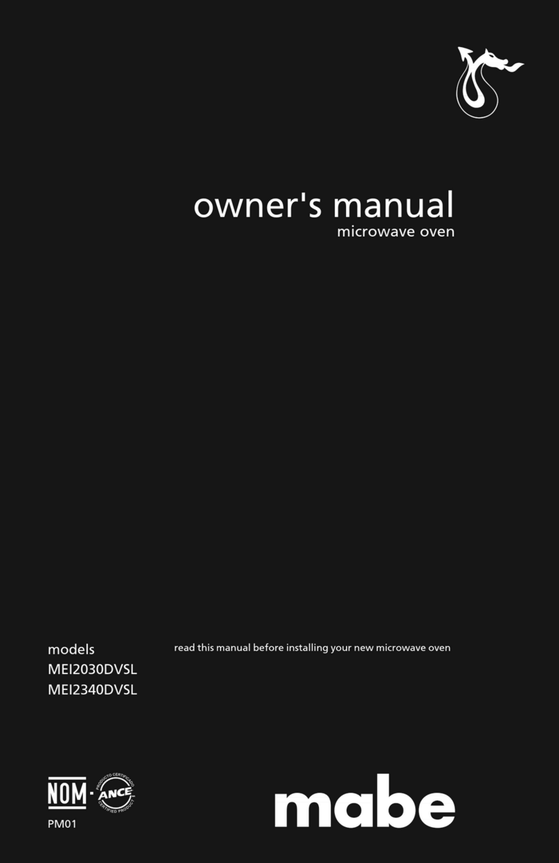 mabe MEI2030DVSL User manual