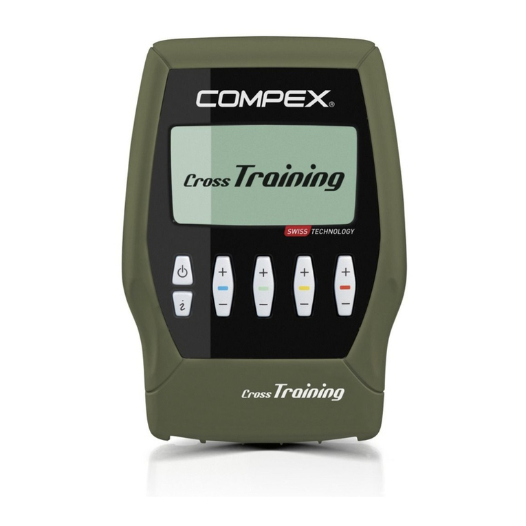 Compex Cross Training User manual Compex Cross Training User manual